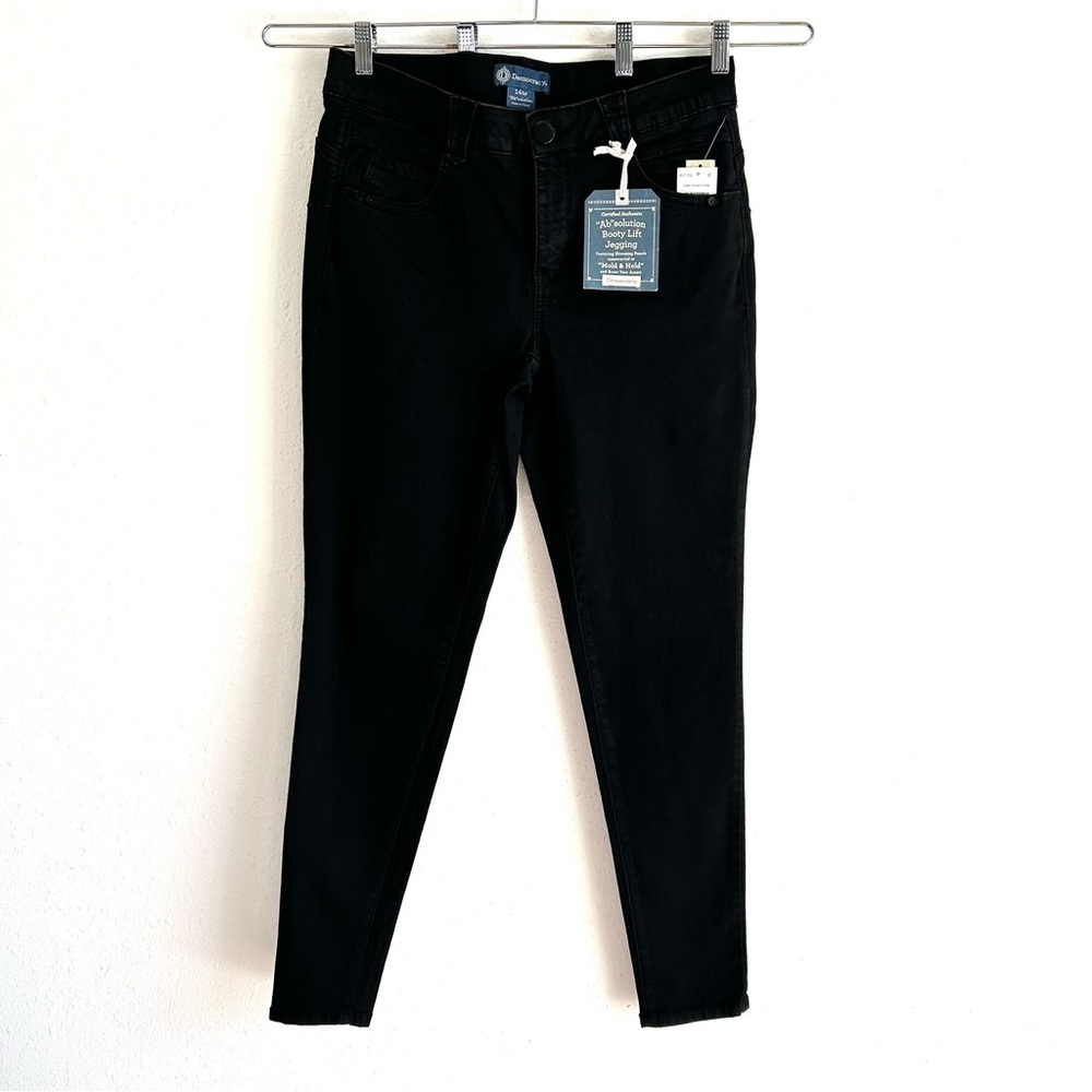 Democracy Jegging Jeans Women's Plus Size 14W Black Denim Stretch Booty Lift